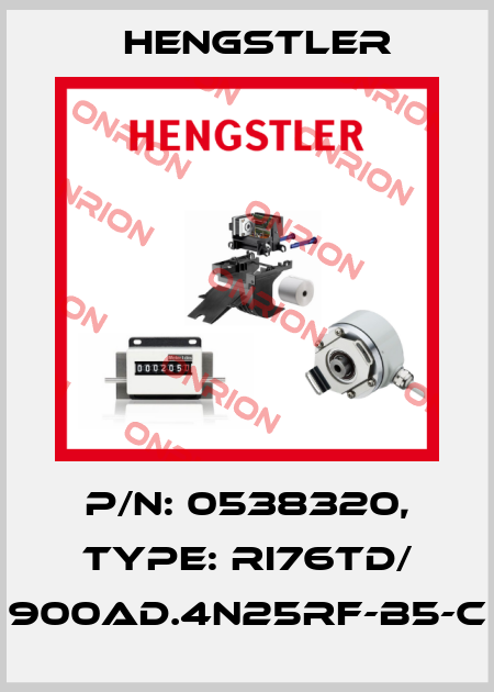 p/n: 0538320, Type: RI76TD/ 900AD.4N25RF-B5-C Hengstler