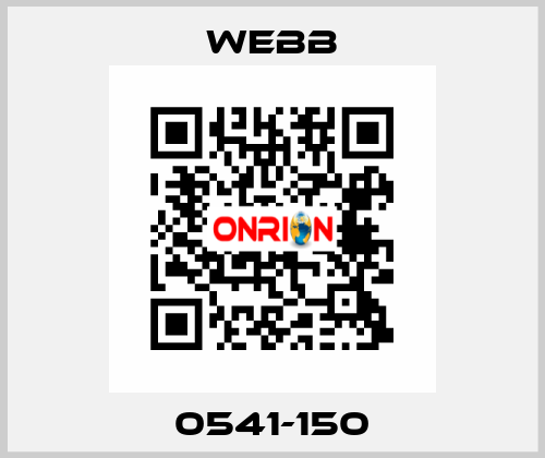 0541-150 webb