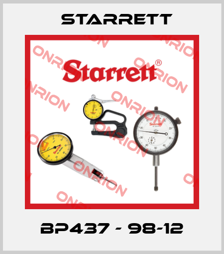 BP437 - 98-12 Starrett