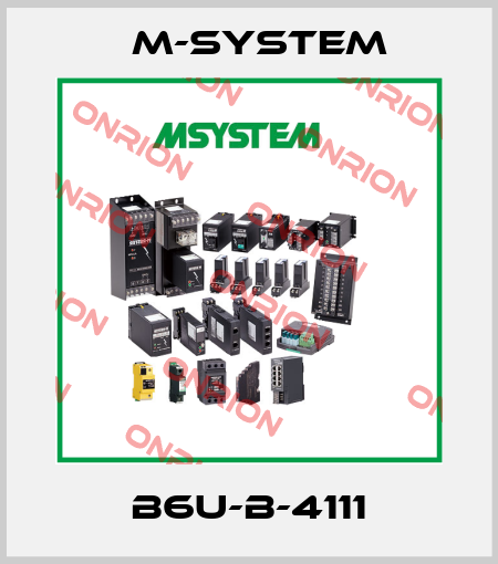 B6U-B-4111 M-SYSTEM