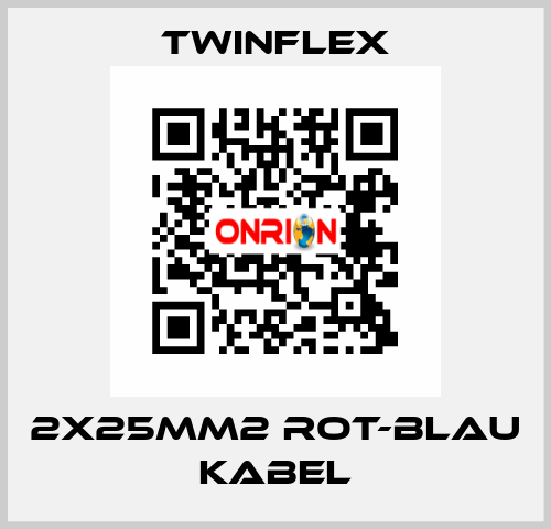 2X25MM2 ROT-BLAU KABEL Twinflex