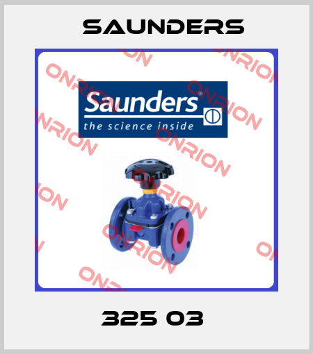 325 03  Saunders
