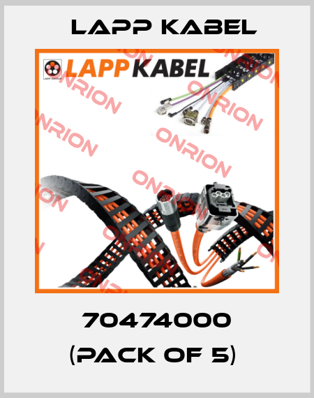 70474000 (pack of 5)  Lapp Kabel