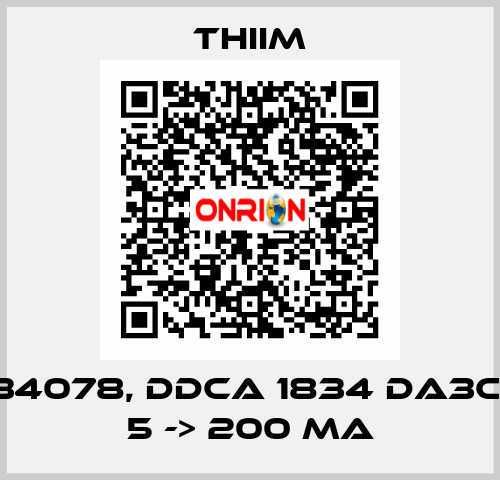 34078, DDCA 1834 DA3C, 5 -> 200 MA Thiim