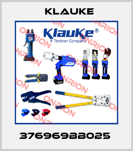 376969BB025  Klauke