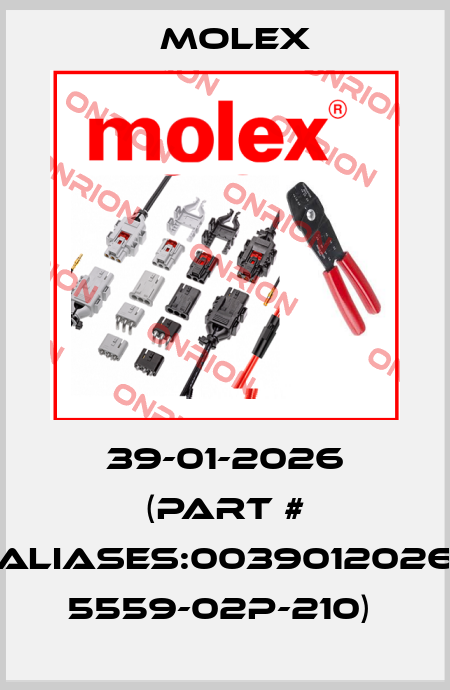 39-01-2026 (Part # Aliases:0039012026 5559-02P-210)  Molex