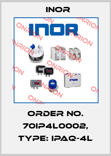 Order No. 70IP4L0002, Type: IPAQ-4L Inor