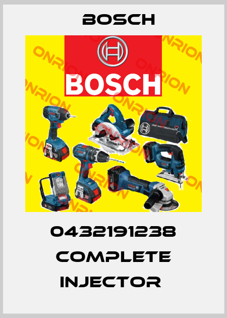 0432191238 Complete Injector  Bosch