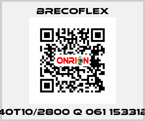 40T10/2800 Q 061 153312 Brecoflex