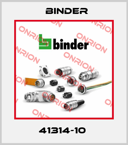 41314-10  Binder