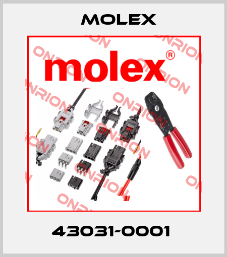 43031-0001  Molex
