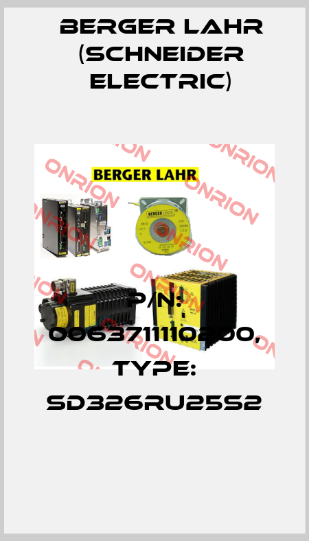 P/N: 0063711110200, Type: SD326RU25S2 Berger Lahr (Schneider Electric)