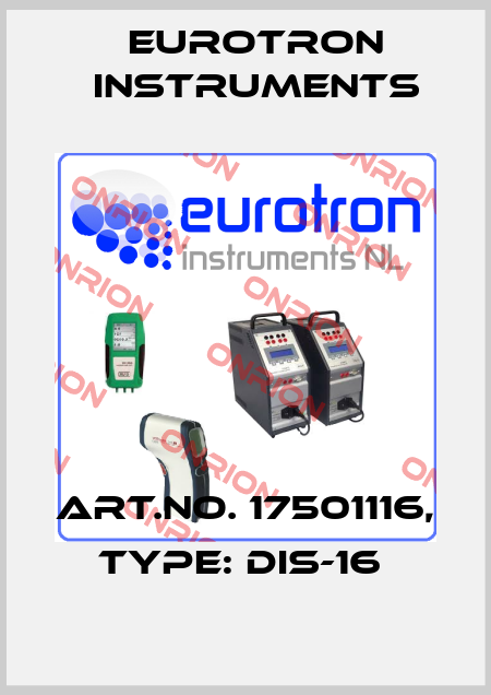 Art.No. 17501116, Type: DIS-16  Eurotron Instruments