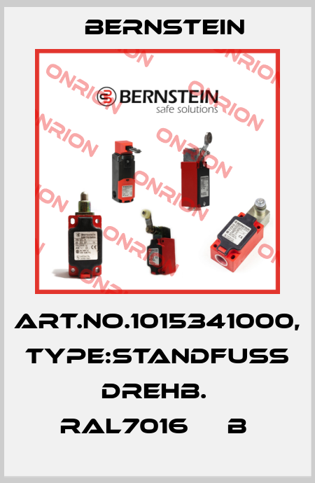 Art.No.1015341000, Type:STANDFUß DREHB.  RAL7016     B  Bernstein