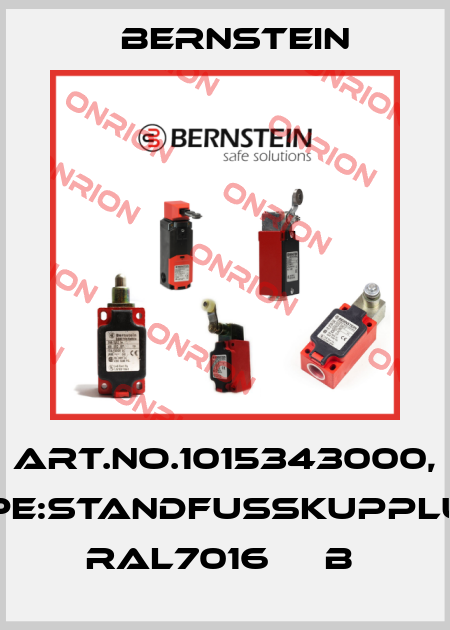 Art.No.1015343000, Type:STANDFUßKUPPLUNG RAL7016     B  Bernstein