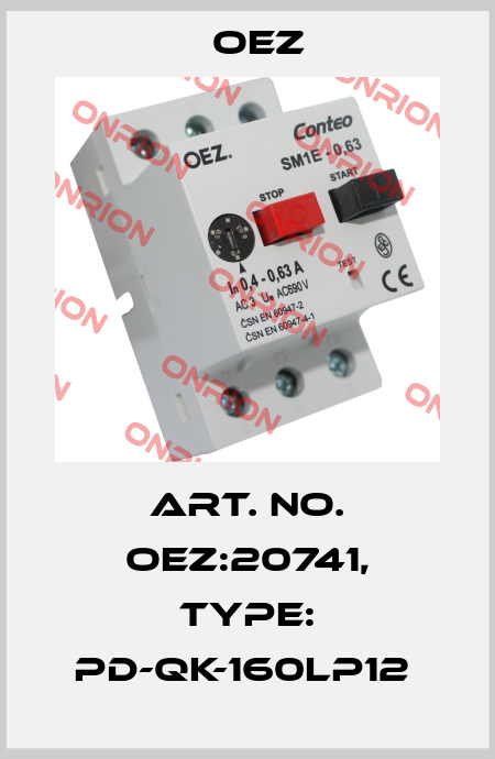 Art. No. OEZ:20741, Type: PD-QK-160LP12  OEZ