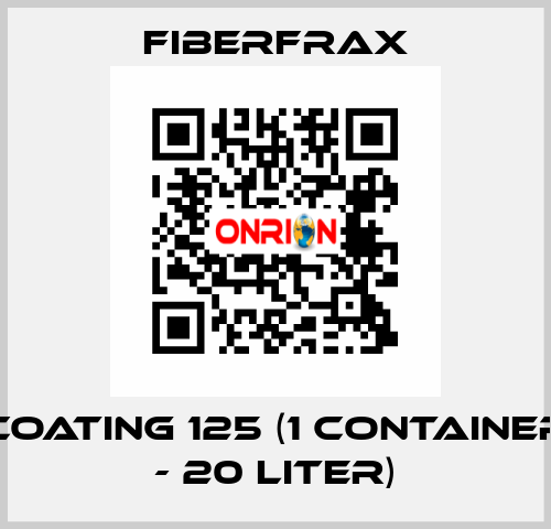COATING 125 (1 container - 20 liter) Fiberfrax