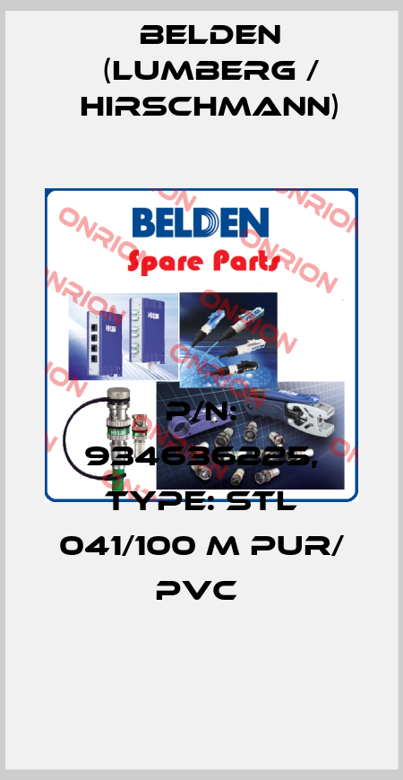 P/N: 934636225, Type: STL 041/100 M PUR/ PVC  Belden (Lumberg / Hirschmann)