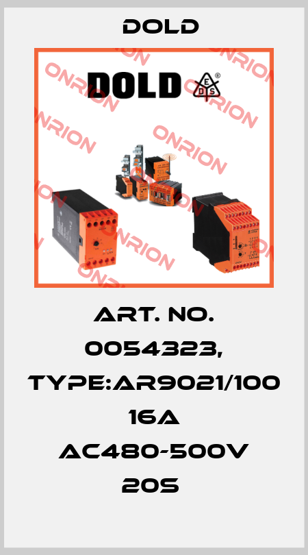 Art. No. 0054323, Type:AR9021/100 16A AC480-500V 20S  Dold