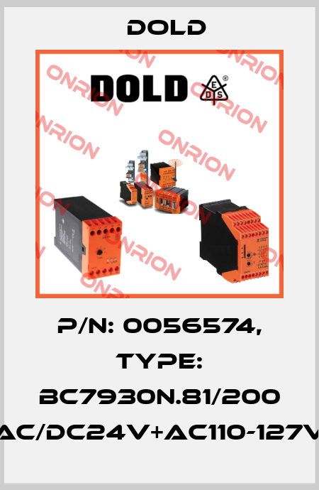 p/n: 0056574, Type: BC7930N.81/200 AC/DC24V+AC110-127V Dold