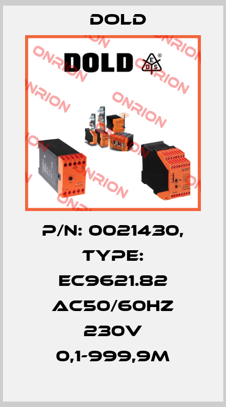 p/n: 0021430, Type: EC9621.82 AC50/60HZ 230V 0,1-999,9M Dold