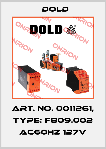 Art. No. 0011261, Type: F809.002 AC60HZ 127V Dold