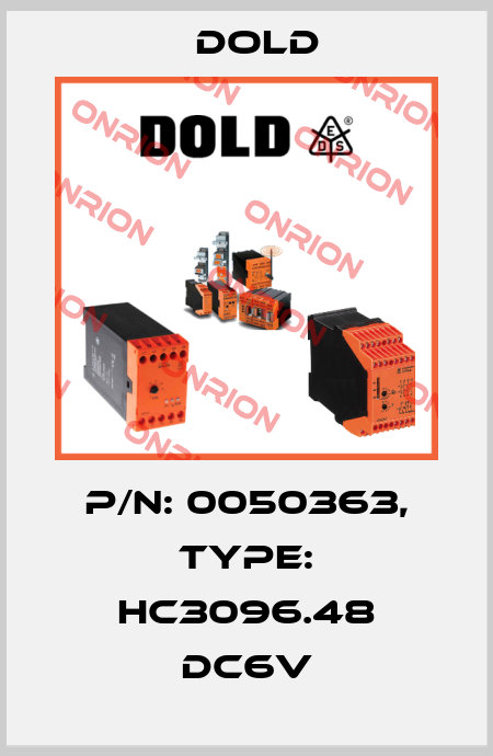 p/n: 0050363, Type: HC3096.48 DC6V Dold