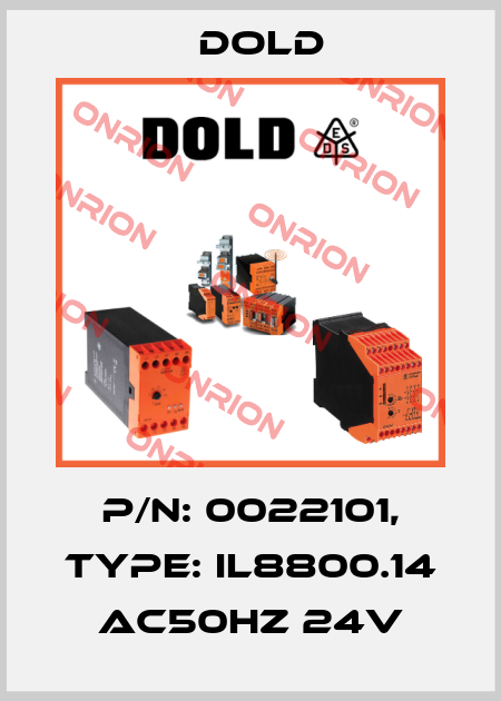 p/n: 0022101, Type: IL8800.14 AC50HZ 24V Dold
