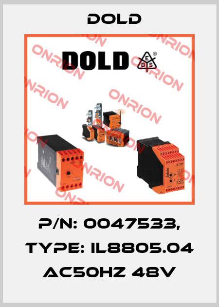 p/n: 0047533, Type: IL8805.04 AC50HZ 48V Dold