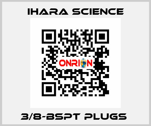 3/8-BSPT PLUGS  Ihara Science