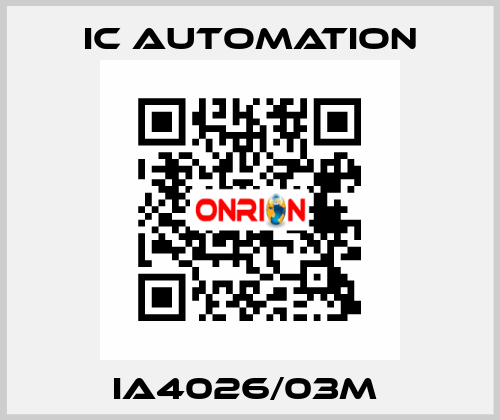 IA4026/03M  ic automation