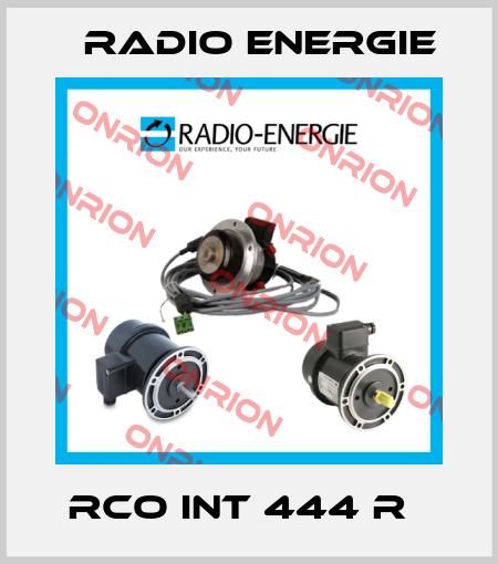 RCO INT 444 R   Radio Energie