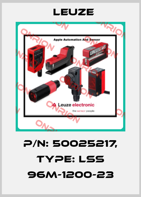 p/n: 50025217, Type: LSS 96M-1200-23 Leuze
