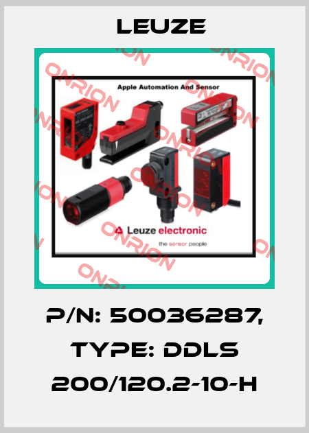 p/n: 50036287, Type: DDLS 200/120.2-10-H Leuze