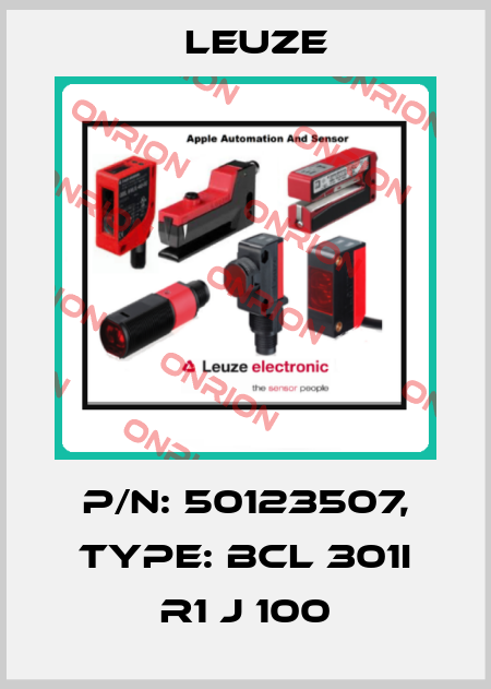 p/n: 50123507, Type: BCL 301i R1 J 100 Leuze