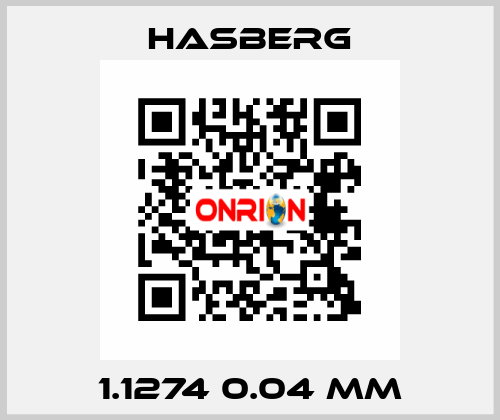 1.1274 0.04 MM Hasberg