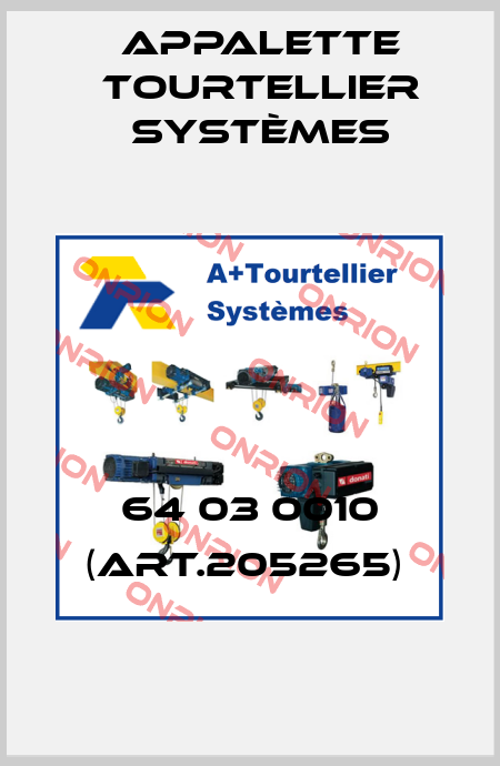 64 03 0010 (ART.205265)  Appalette Tourtellier Systèmes