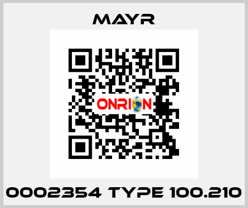 0002354 TYPE 100.210 Mayr