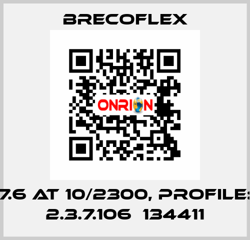 7.6 AT 10/2300, PROFILE: 2.3.7.106  134411  Brecoflex