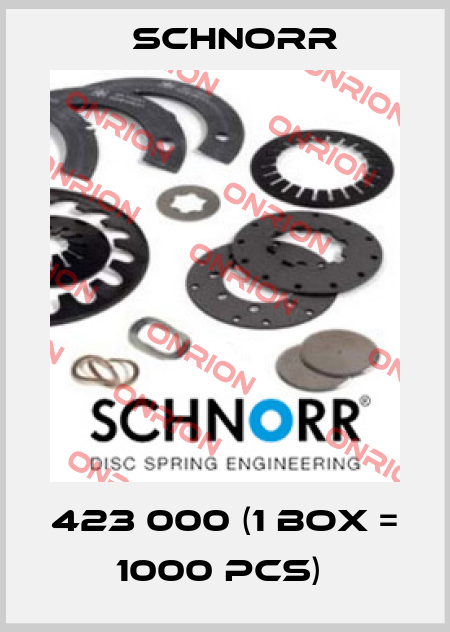 423 000 (1 Box = 1000 Pcs)  Schnorr