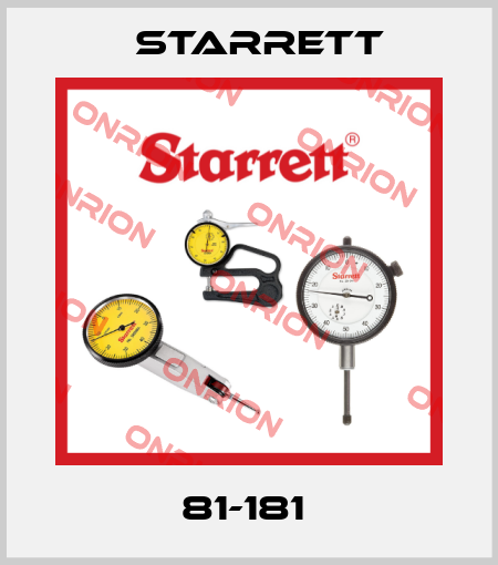 81-181  Starrett
