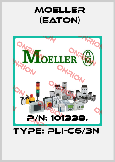 P/N: 101338, Type: PLI-C6/3N  Moeller (Eaton)