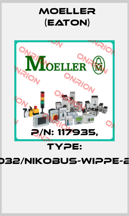 P/N: 117935, Type: 123-00032/NIKOBUS-WIPPE-2X1/2-IR  Moeller (Eaton)