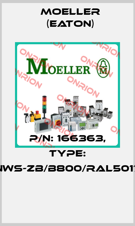 P/N: 166363, Type: NWS-ZB/B800/RAL5017  Moeller (Eaton)