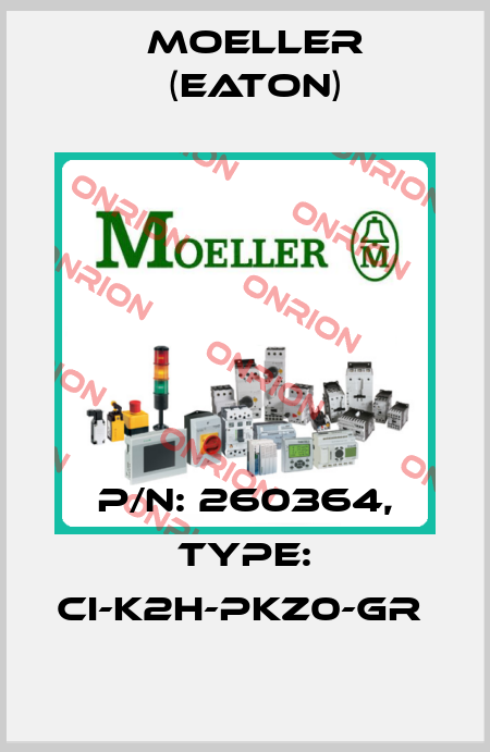 P/N: 260364, Type: CI-K2H-PKZ0-GR  Moeller (Eaton)