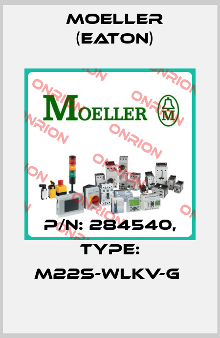 P/N: 284540, Type: M22S-WLKV-G  Moeller (Eaton)