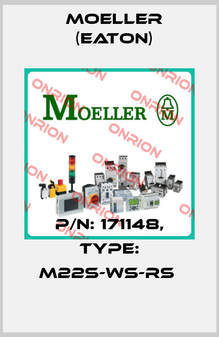 P/N: 171148, Type: M22S-WS-RS  Moeller (Eaton)