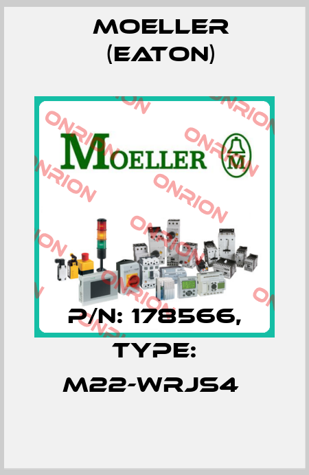 P/N: 178566, Type: M22-WRJS4  Moeller (Eaton)