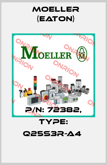 P/N: 72382, Type: Q25S3R-A4  Moeller (Eaton)