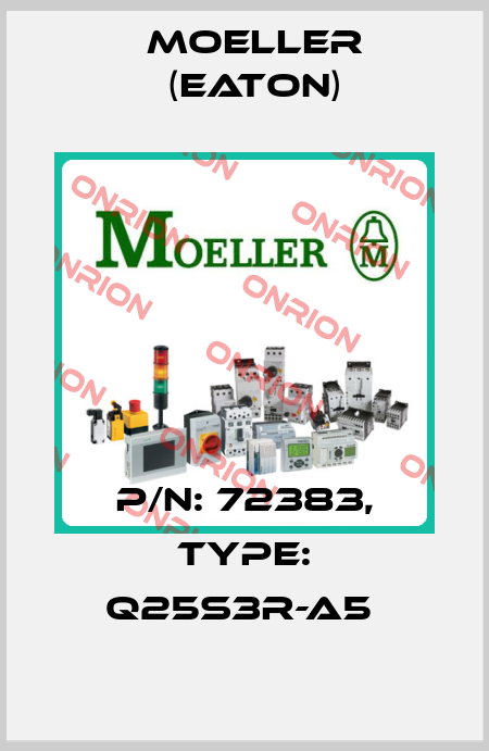 P/N: 72383, Type: Q25S3R-A5  Moeller (Eaton)